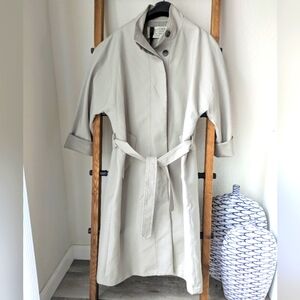 NWT aaaaxbbb Beige Women's Lined Trench Coat - Size S